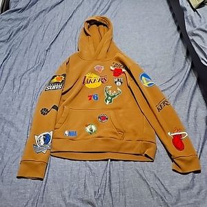 *NBA MERCH* brown hoodie